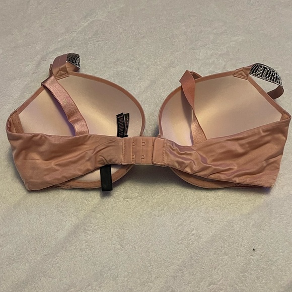 Women's Satin Push-Up Bra in Rose Gold - Picture 5 of 6